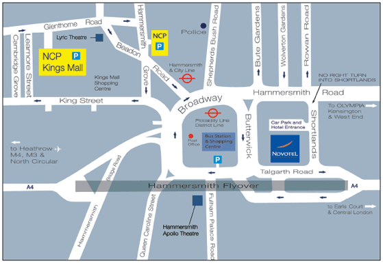 novotel_london_west_map